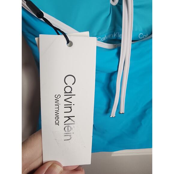 Calvin Klein Halter Tankini Swim Top, NWT, Medium - Picture 5 of 7
